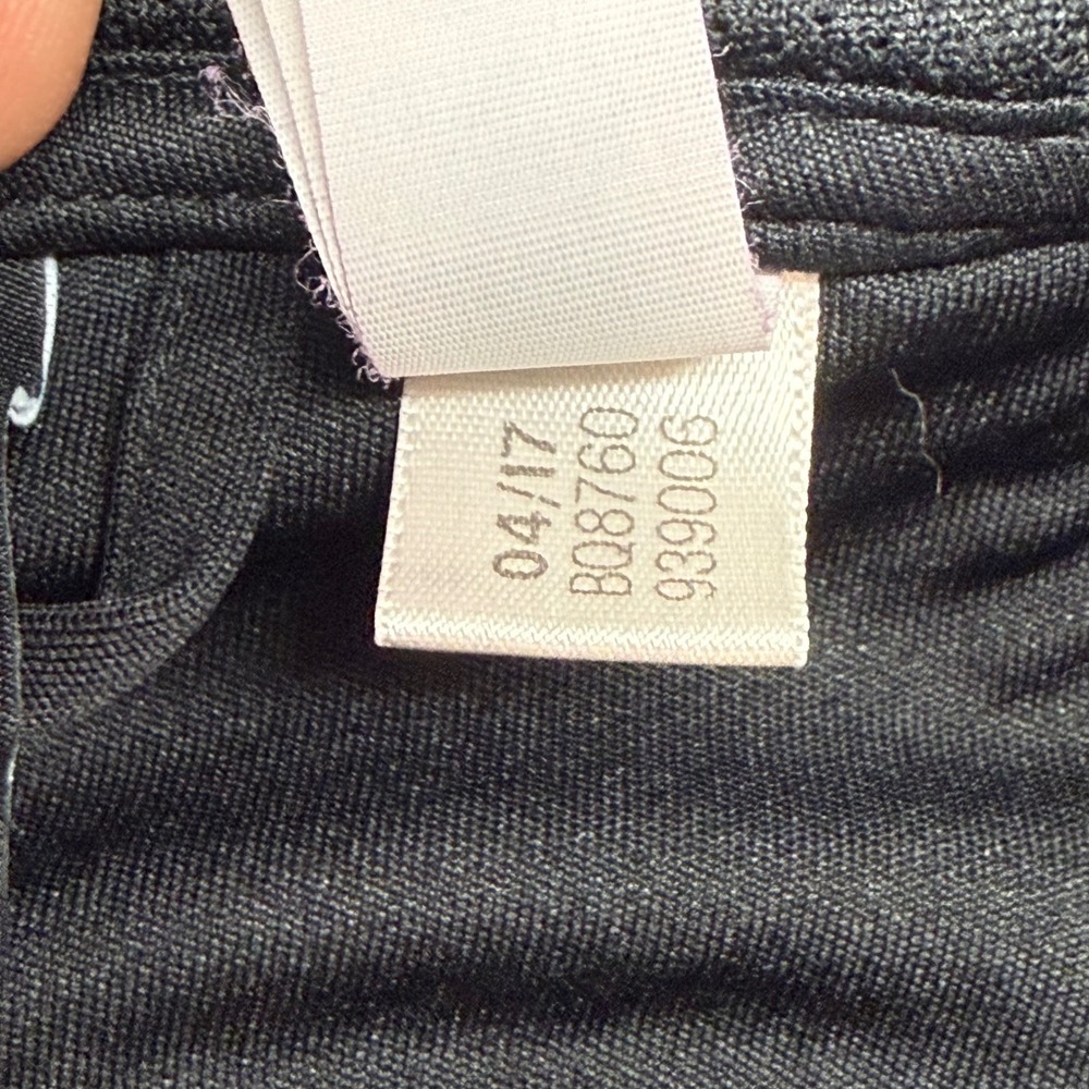Adidas Mens Black Performance Fleece Logo‎ Hoodie Sweatshirt Small BQ8760 - Picture 8 of 10